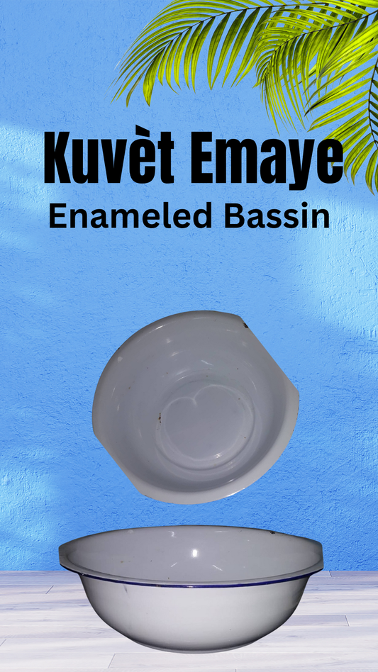 Enameled bassin / kuvèt