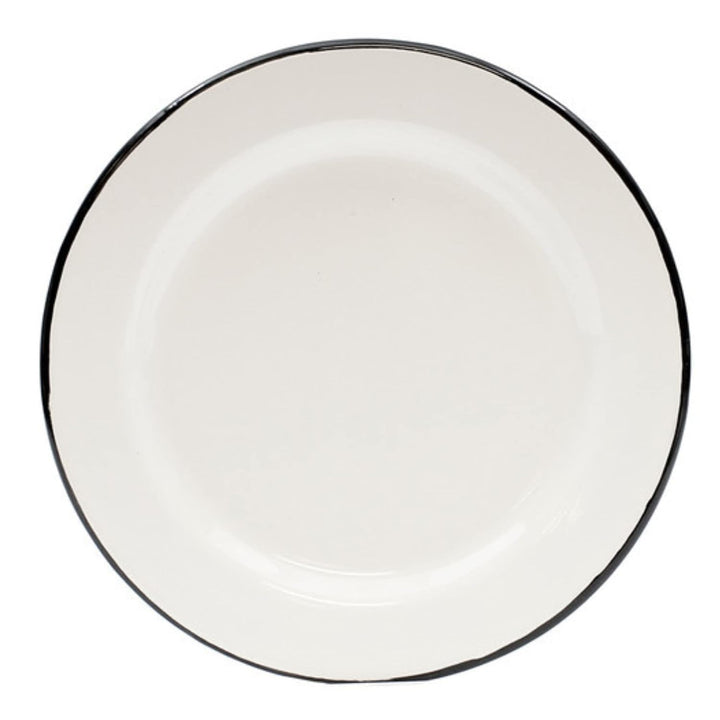 Enameled plate